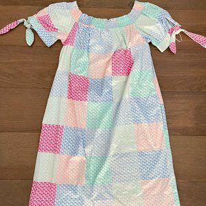 vineyard vines for Target - Women's Patchwork Whale Off The Shoulder Dress - XS